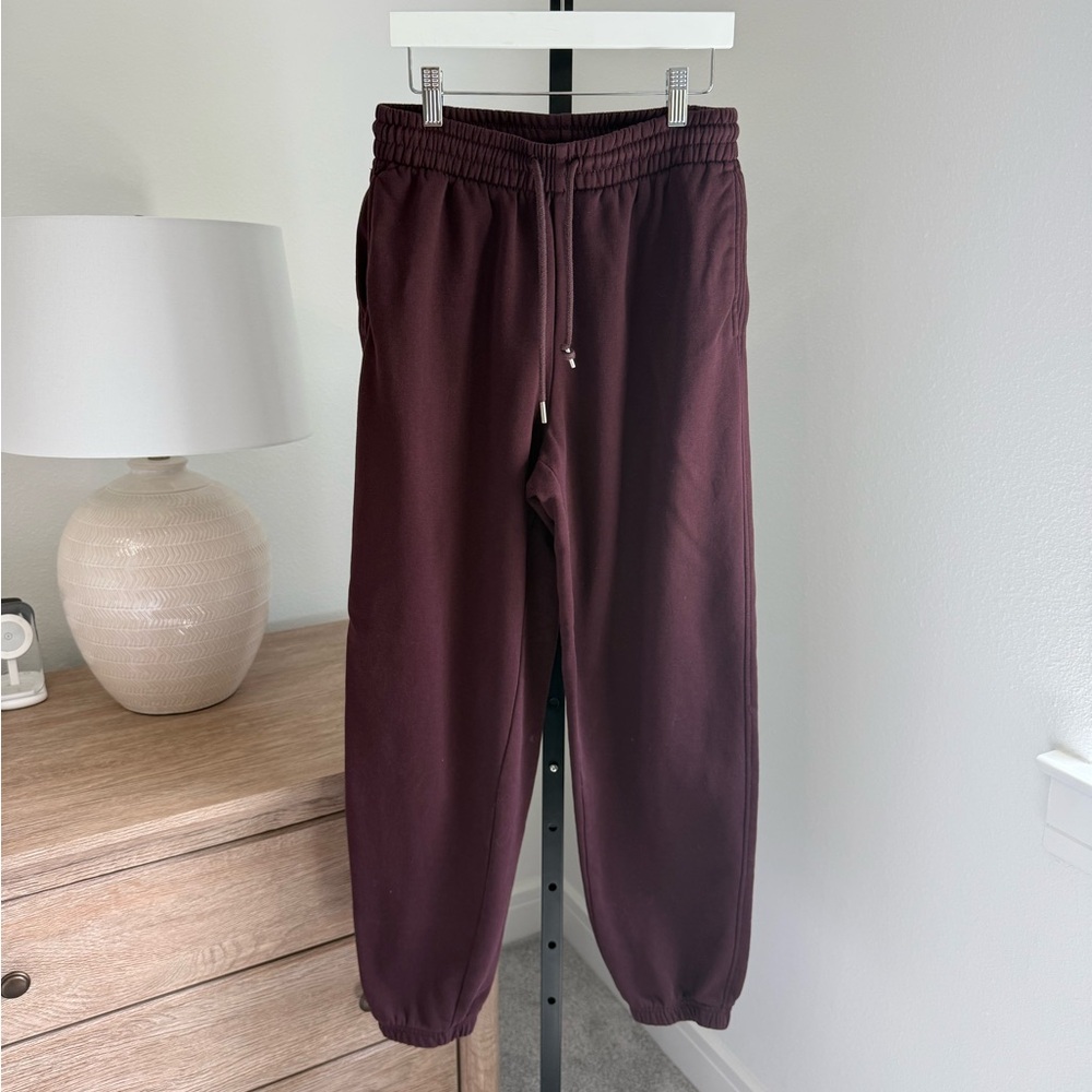 H&M Burgandy Sweatpants Size Small